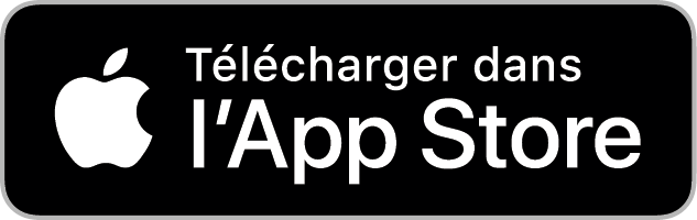 Badge "Télécharger dans l'App Store"