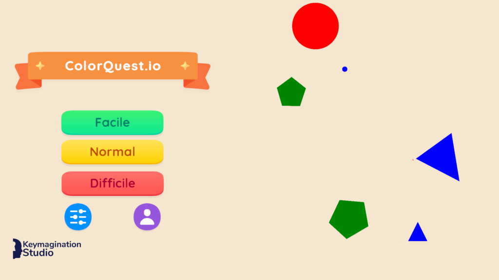 Menu principale du jeu